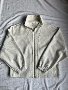Varley Asbury Zip-Up Jacket with Gold Hardware